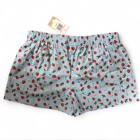 100th Anniversary Winnie the Pooh Crystal Blue Boxer Sleep Shorts - Picture 2 of 2